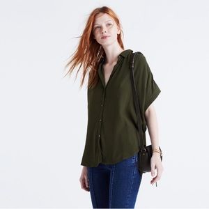 Madewell central drapey shirt